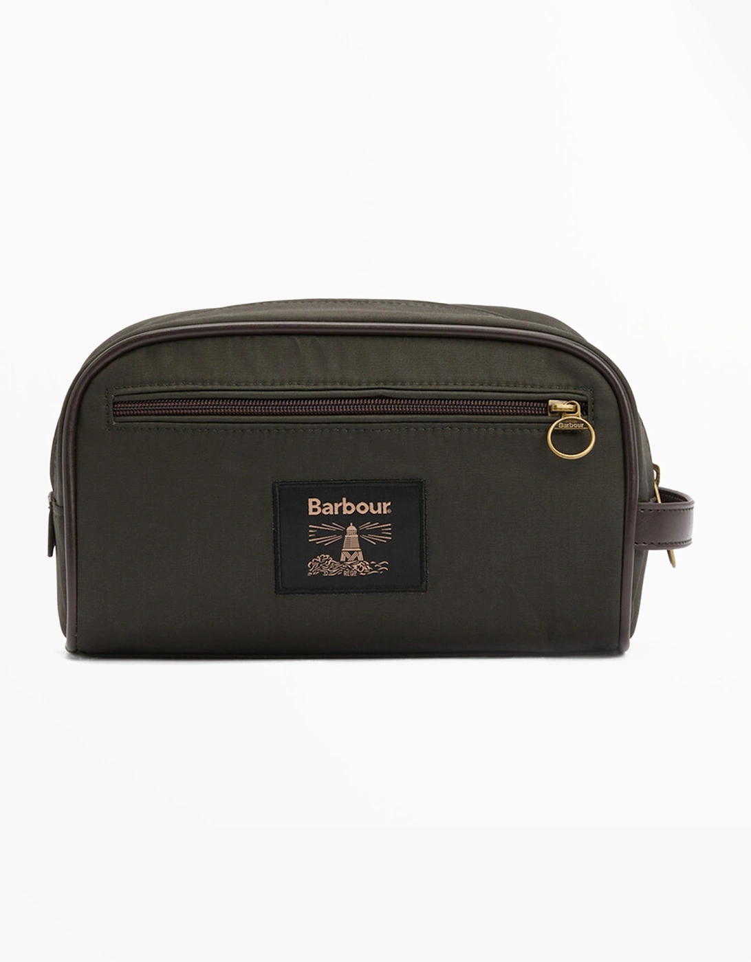 WAXED Mens Washbag Olive/Beacon, 7 of 6