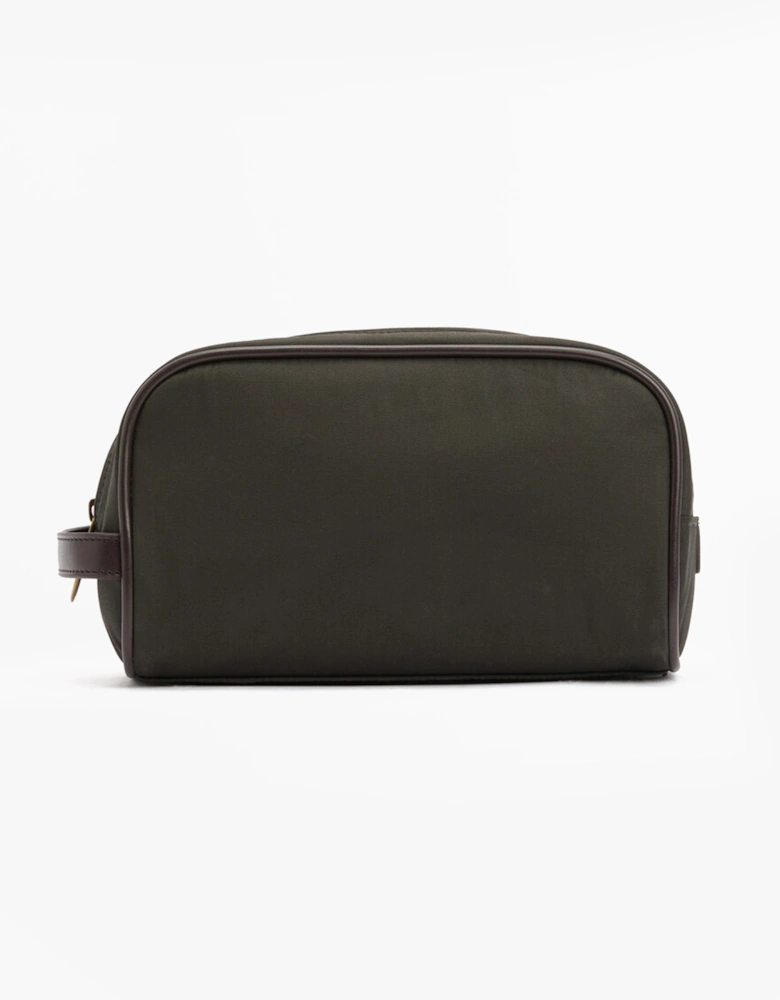 WAXED Mens Washbag Olive/Beacon