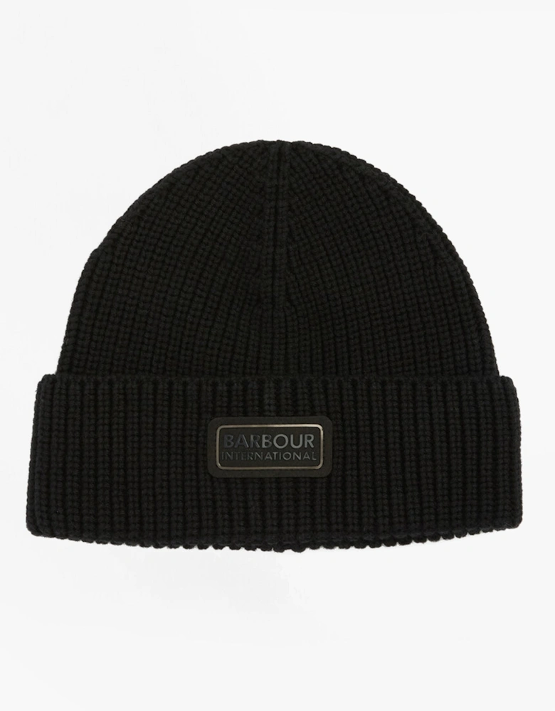 SWEEPER BEANIE AND SCARF Mens Gift Set Black