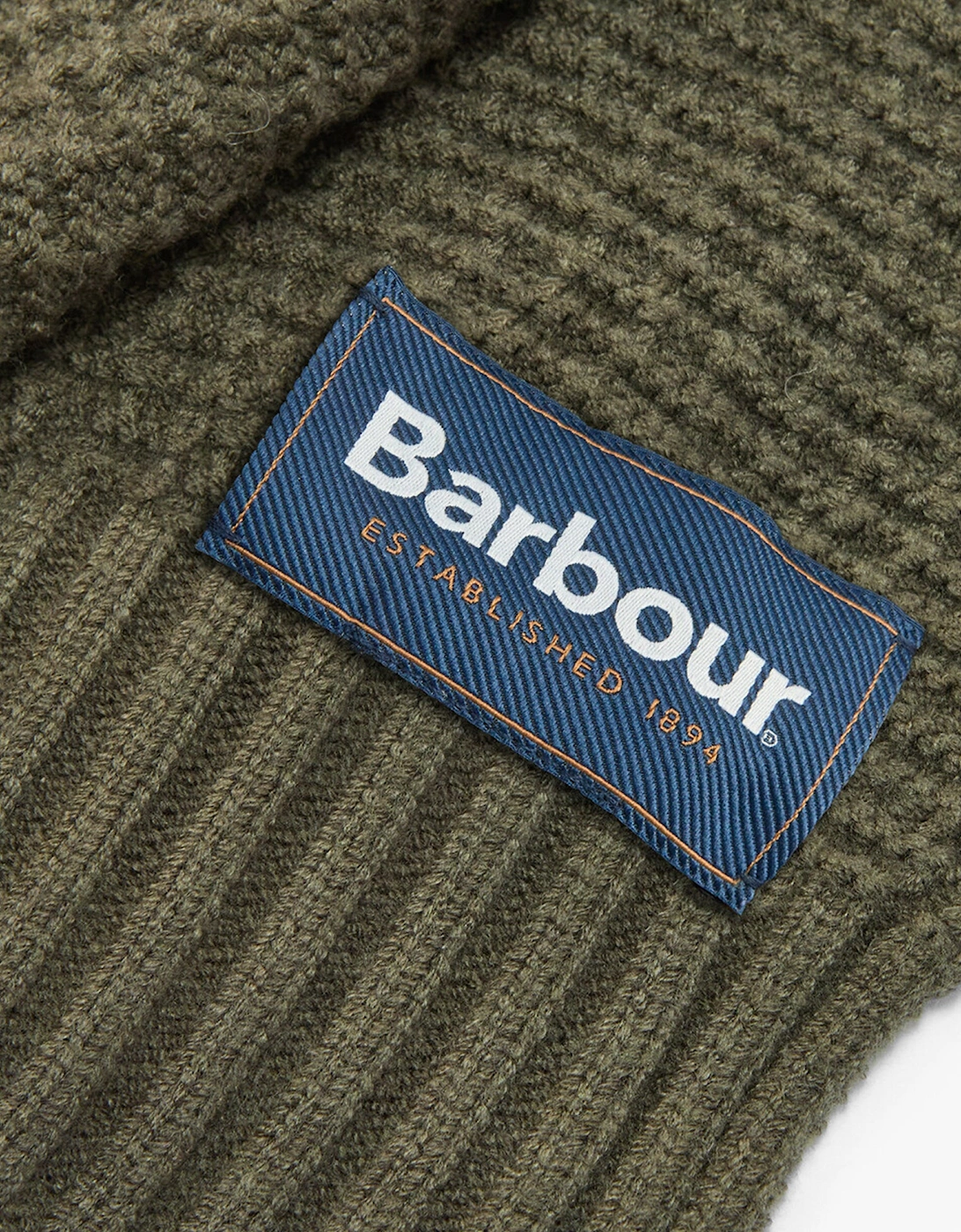 RAMSIDE BEANIE AND SCARF Mens Gift Set Dark Olive