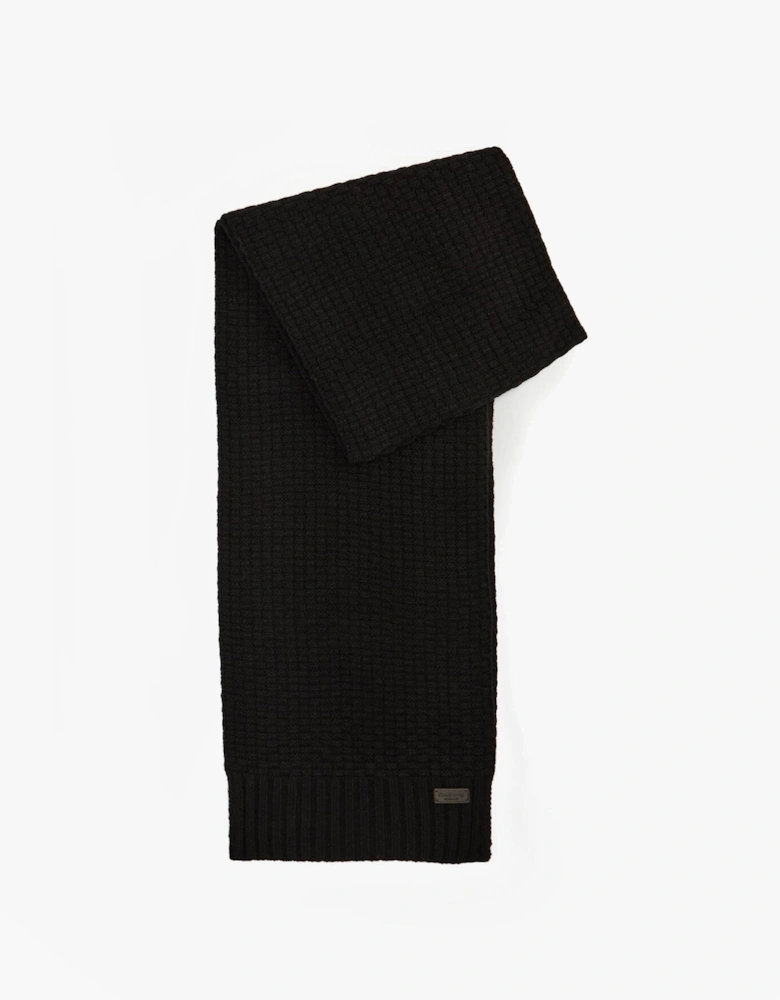 RAMSIDE BEANIE AND SCARF Mens Gift Set Black