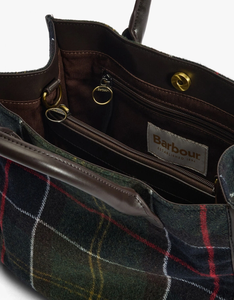 BARRHILL TARTAN Womens Tote Bag Classic Tartan