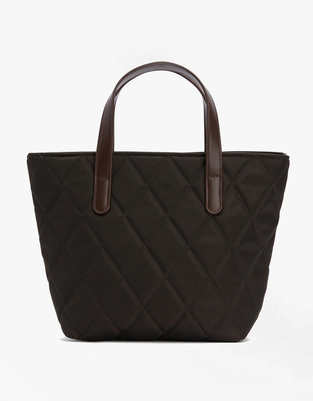 MINI QUILTED Womens Tote Bag Olive