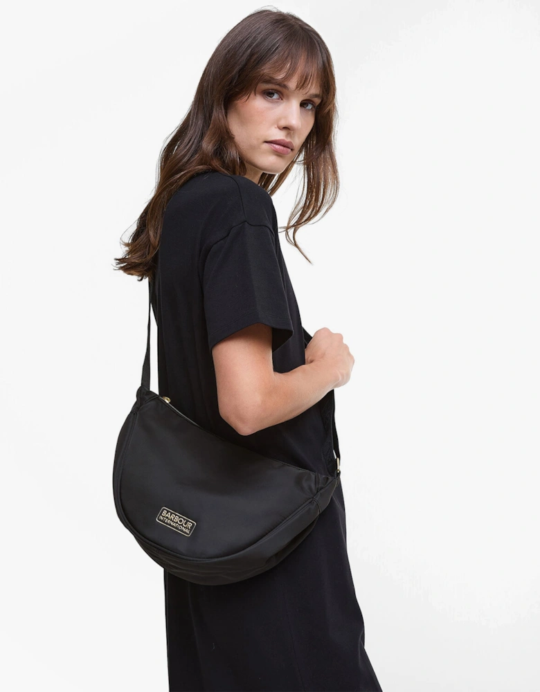 QUALIFY Womens Sling Bag Black