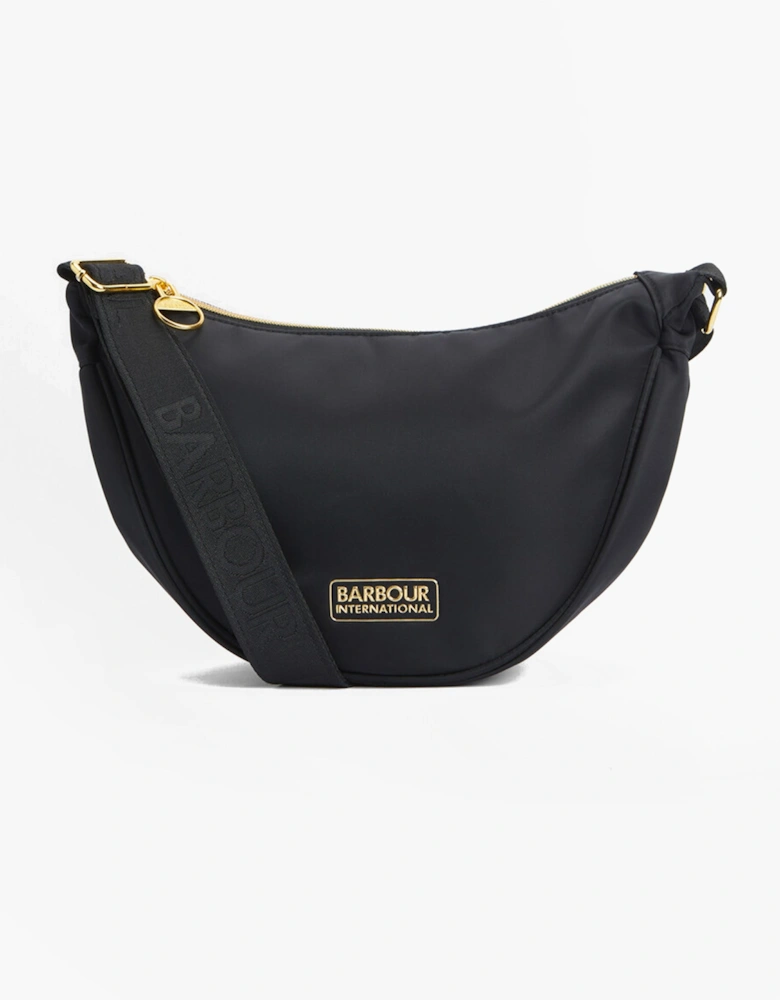 QUALIFY Womens Sling Bag Black