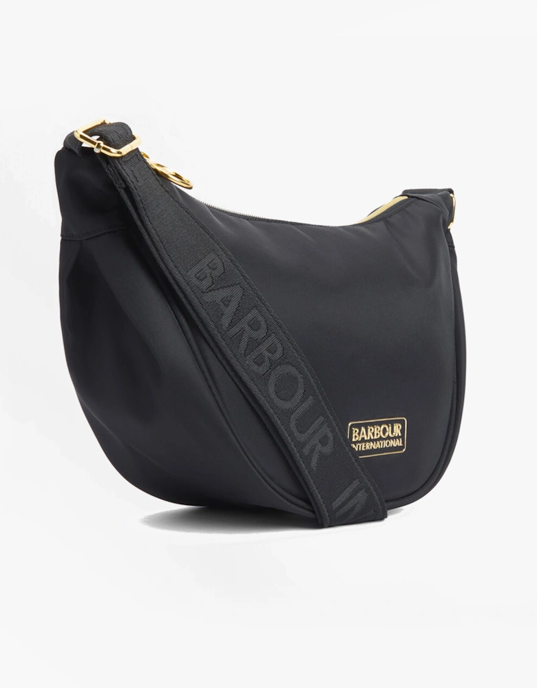 QUALIFY Womens Sling Bag Black