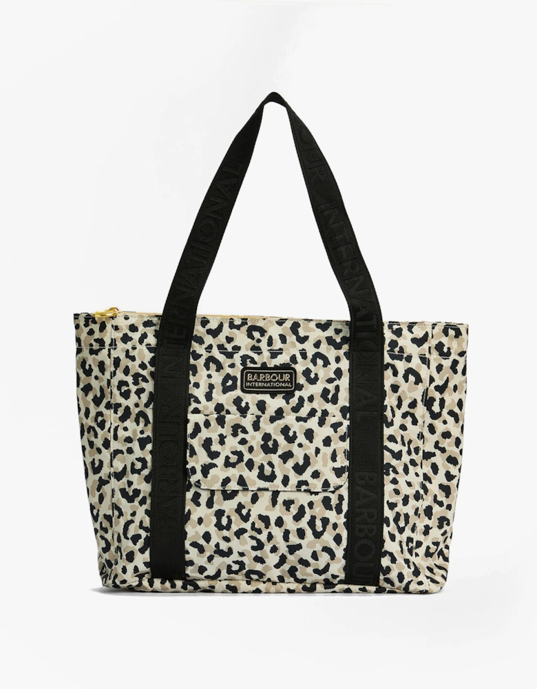 BOULEVARD Tote Bag Womens Jasmine Leopard
