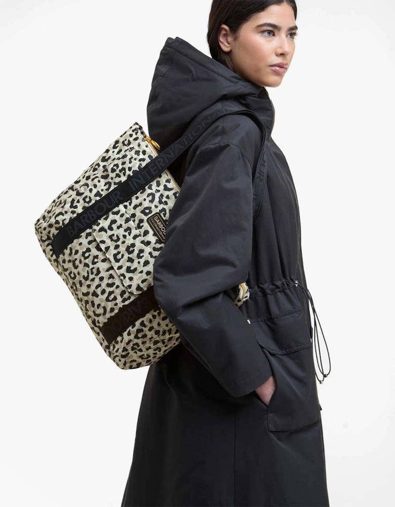BOULEVARD Tote Bag Womens Jasmine Leopard