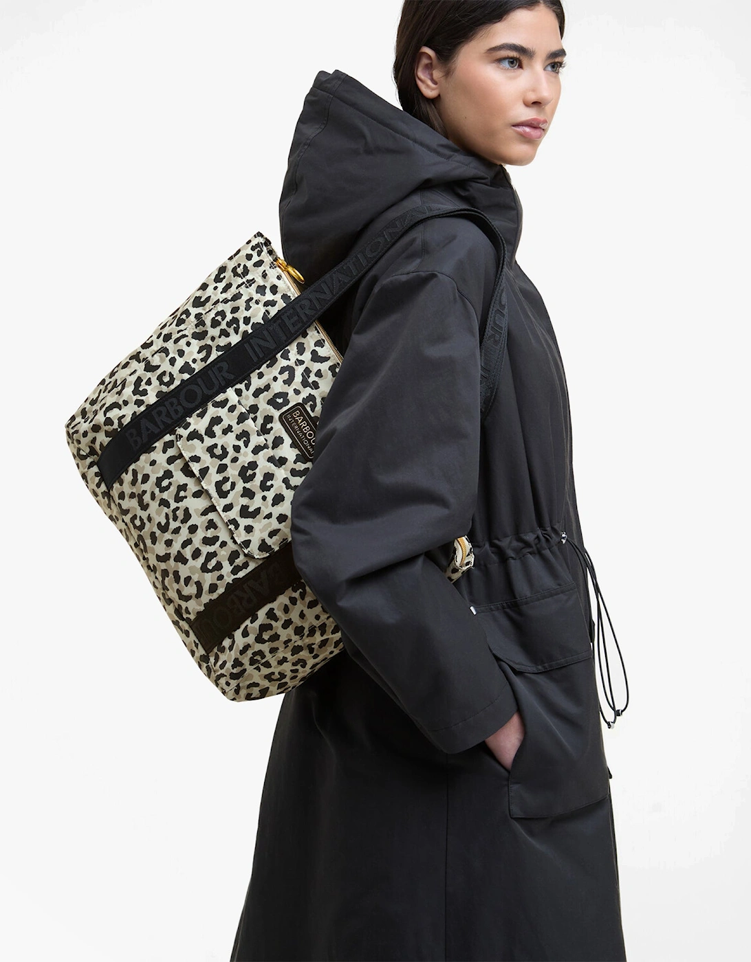 BOULEVARD Tote Bag Womens Jasmine Leopard