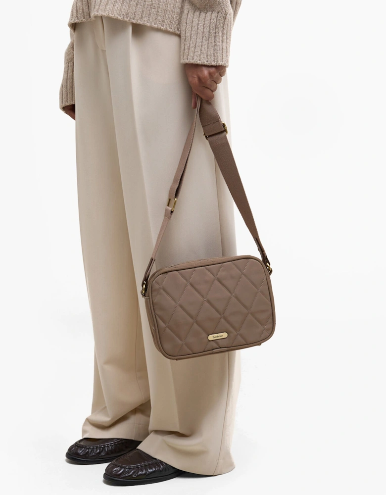 QUILTED Womens Crossbody Bag New Sand