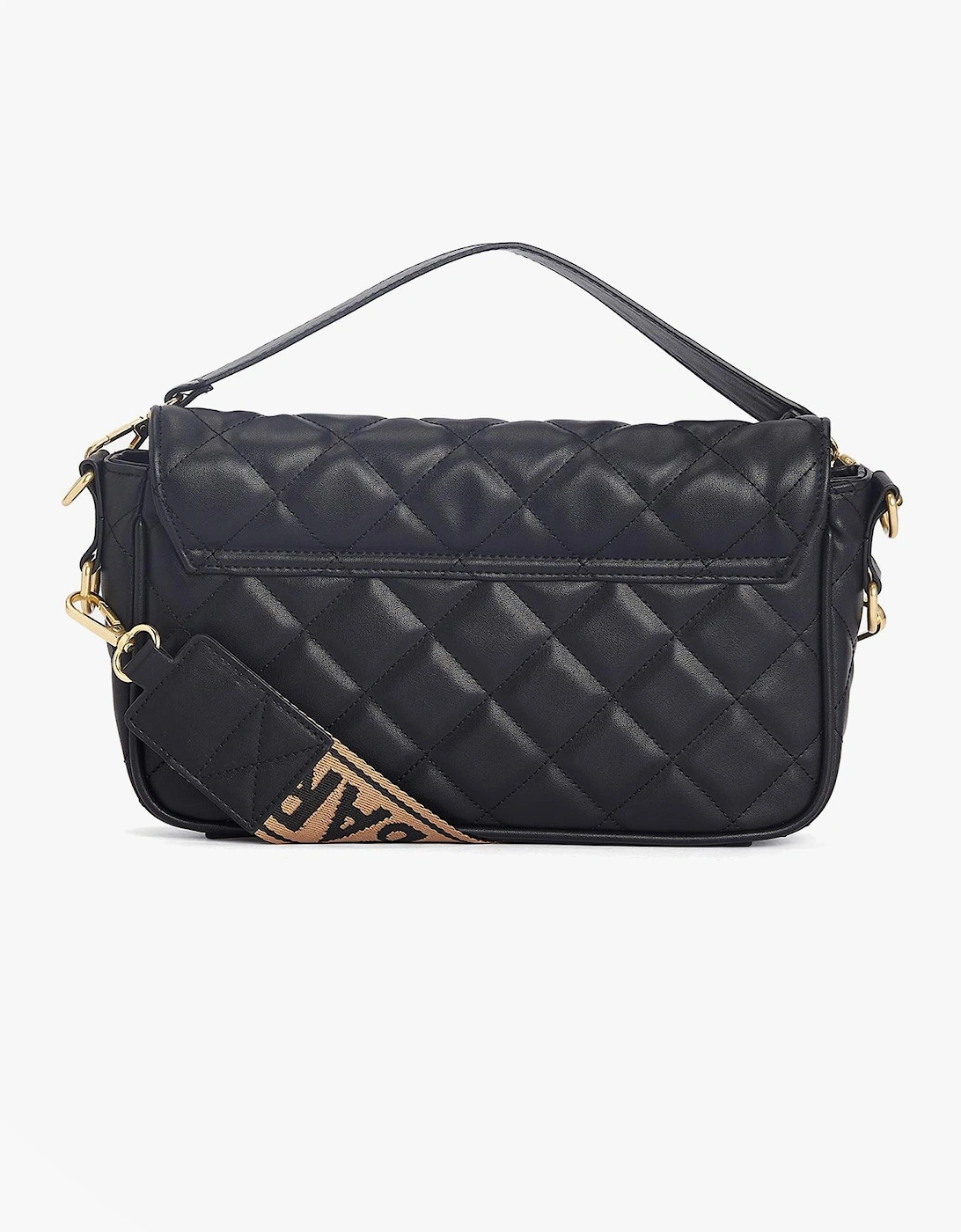 QUILTED SOHO Womens Crossbody Bag Black