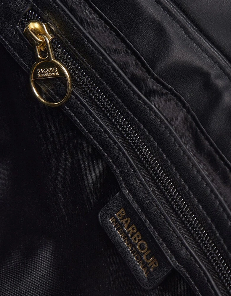 QUILTED SOHO Womens Crossbody Bag Black