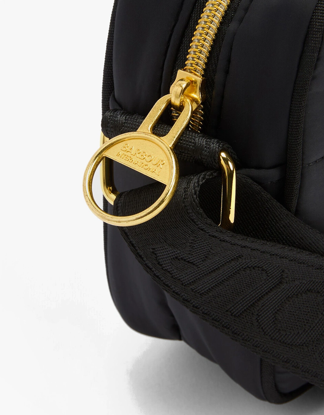 MONACO QUILT Womens Crossbody Bag Black