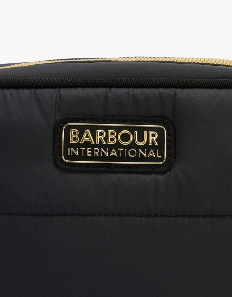 MONACO QUILT Womens Crossbody Bag Black