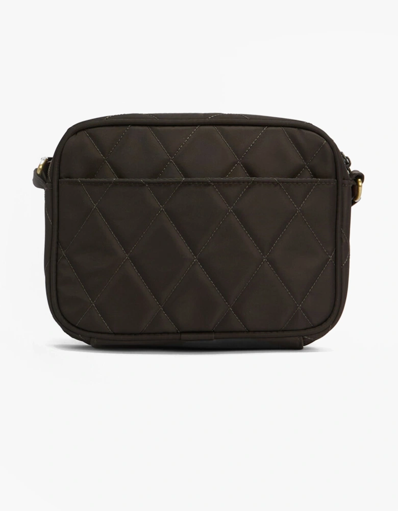 QUILTED Crossbody Bag Womens Olive