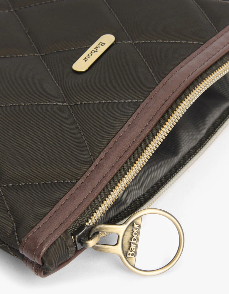 QUILTED Womens Tote Bag & Purse Olive