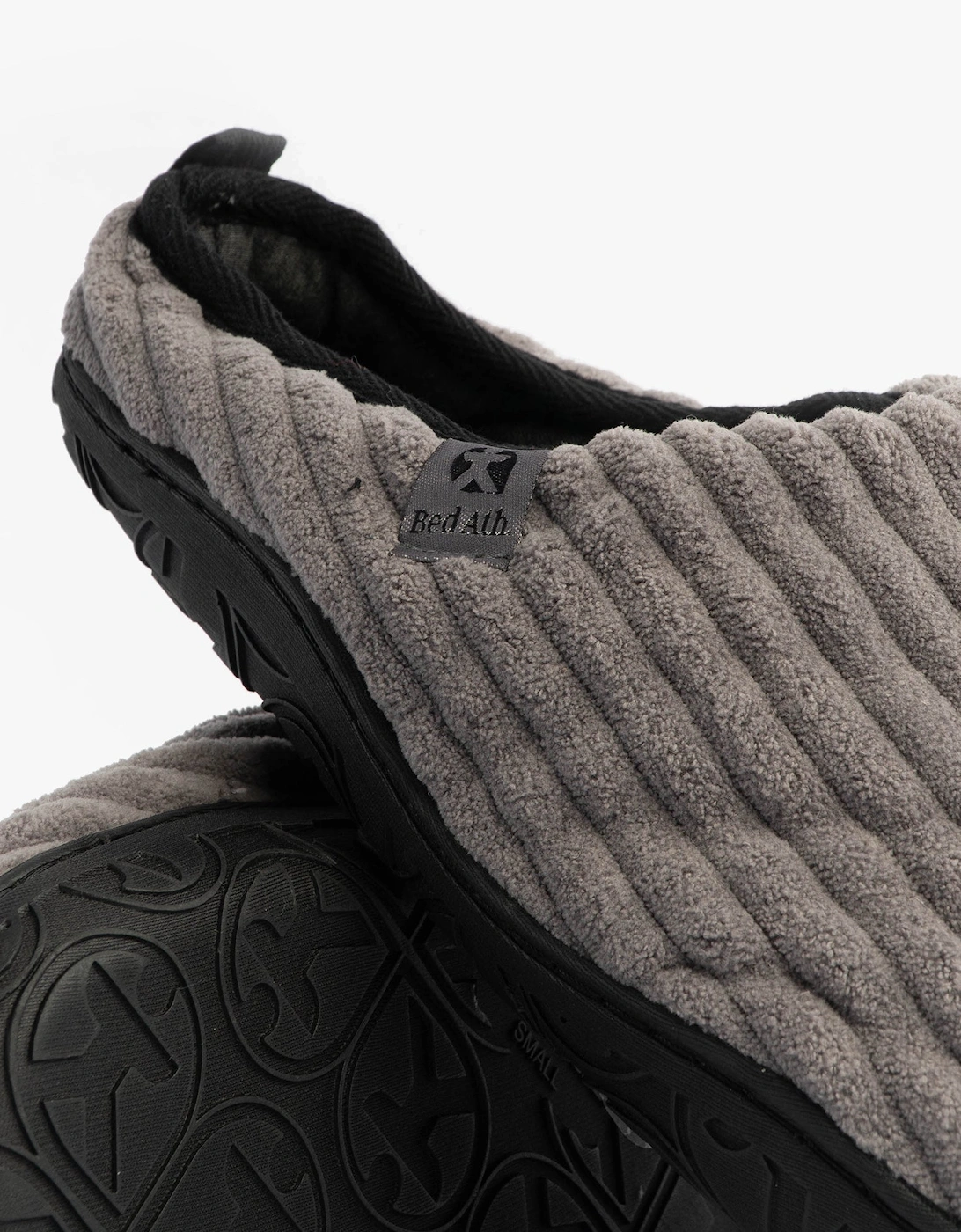 JAMIE Mens Mule Slippers Grey