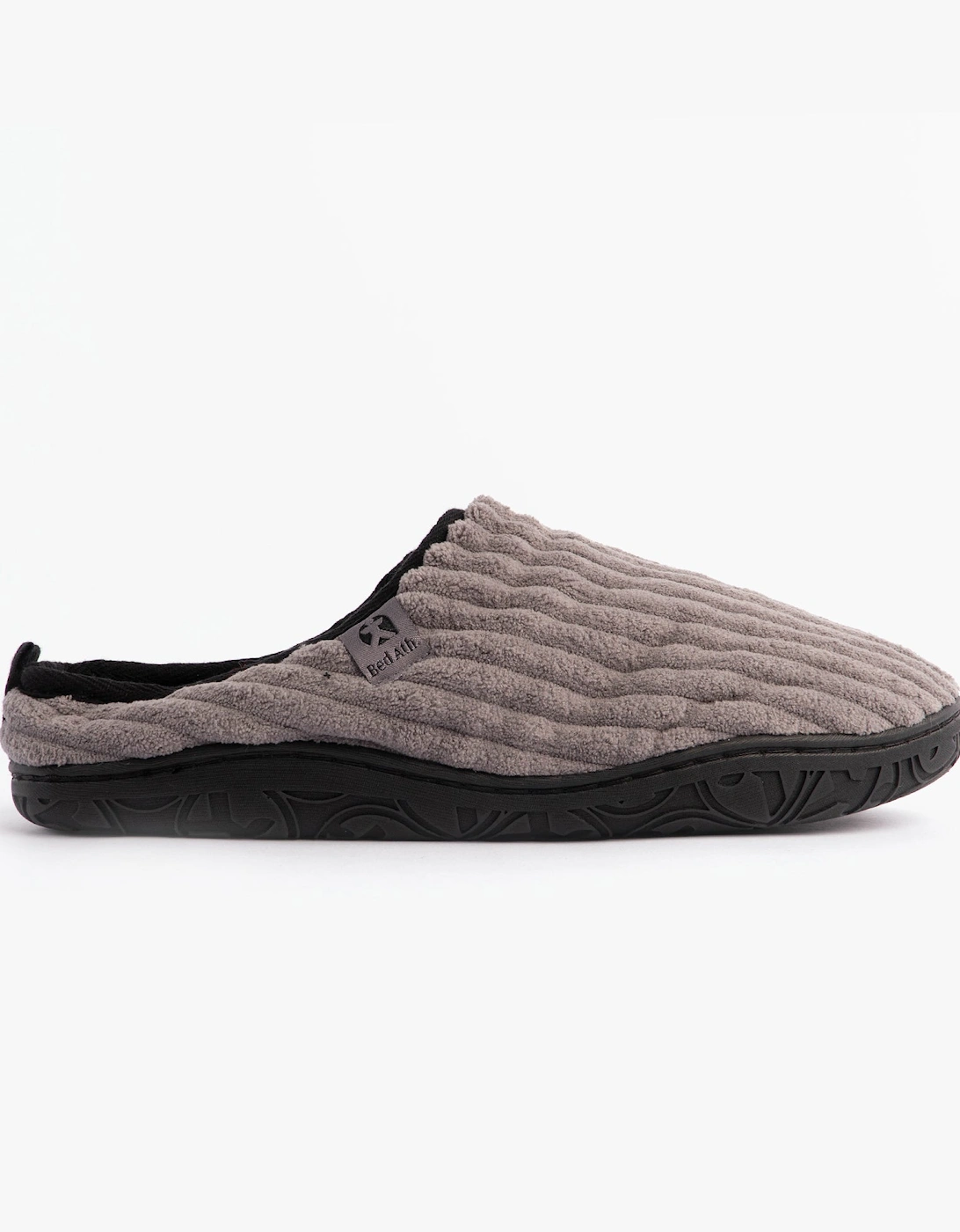 JAMIE Mens Mule Slippers Grey, 7 of 6