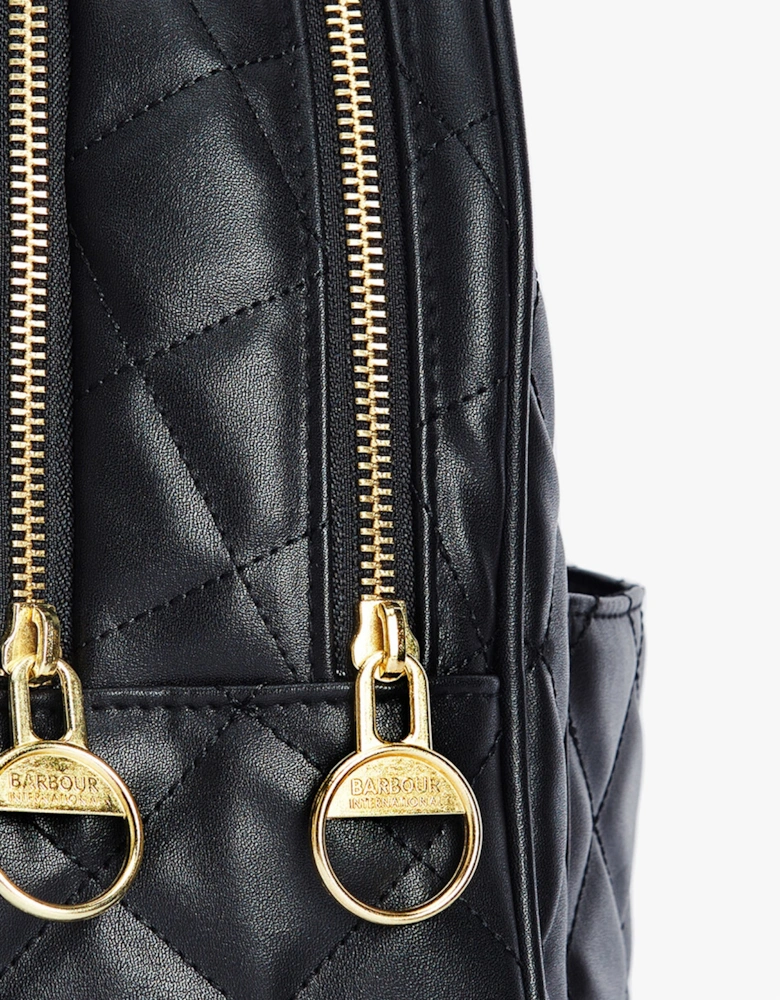 QUILTED UXBRIDGE Womens Backpack Black