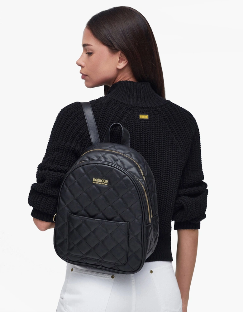 QUILTED UXBRIDGE Womens Backpack Black