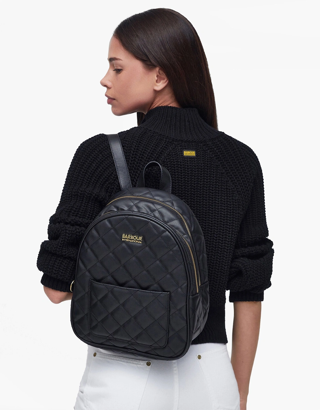 QUILTED UXBRIDGE Womens Backpack Black