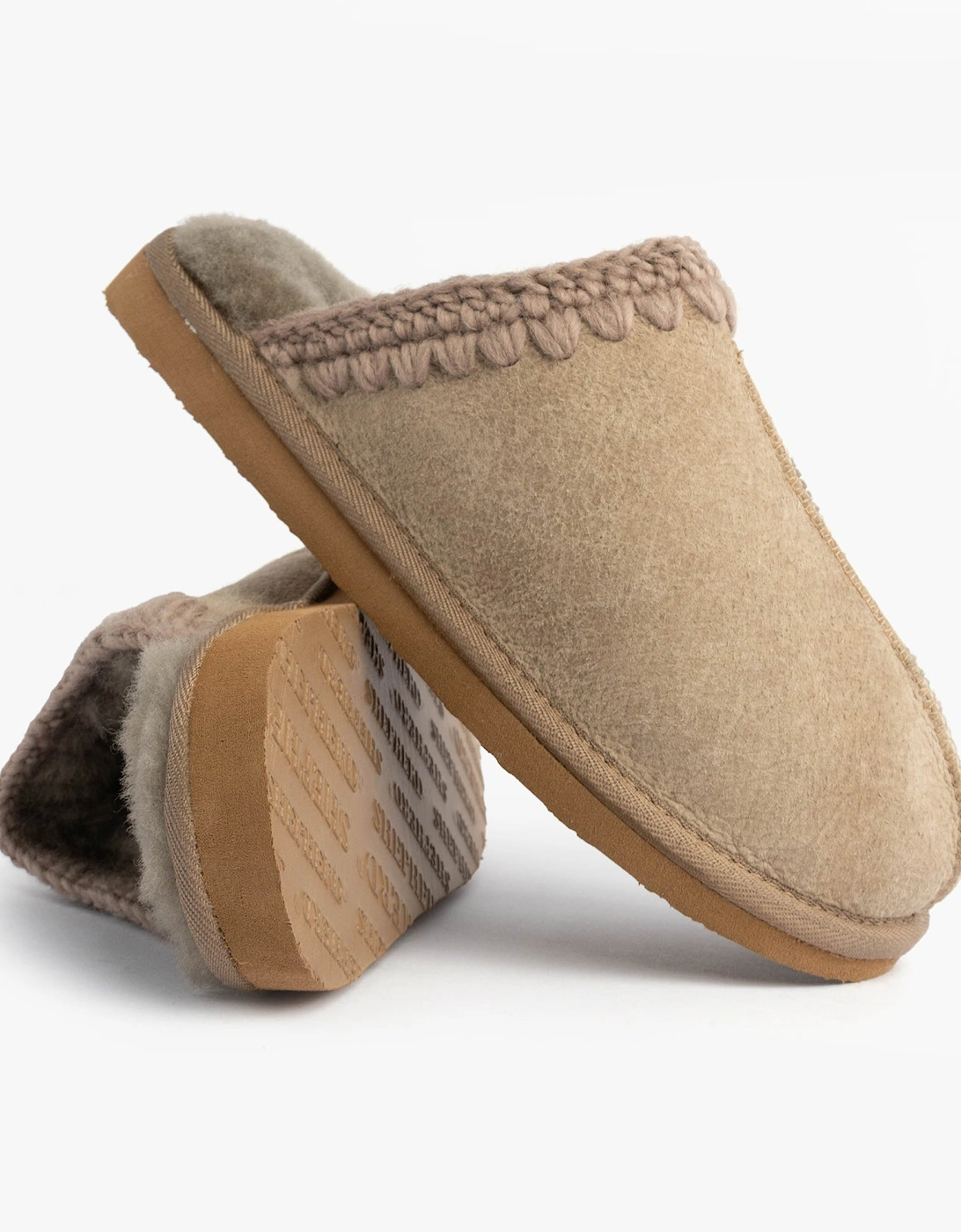 SELINA Womens Slippers Stone