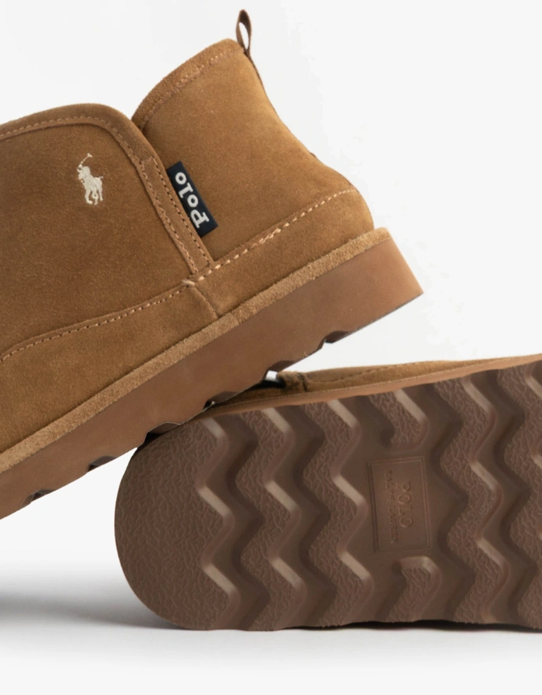 READE HI Mens Slippers Snff Suede/Cream