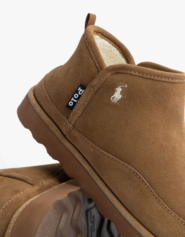 READE HI Mens Slippers Snff Suede/Cream