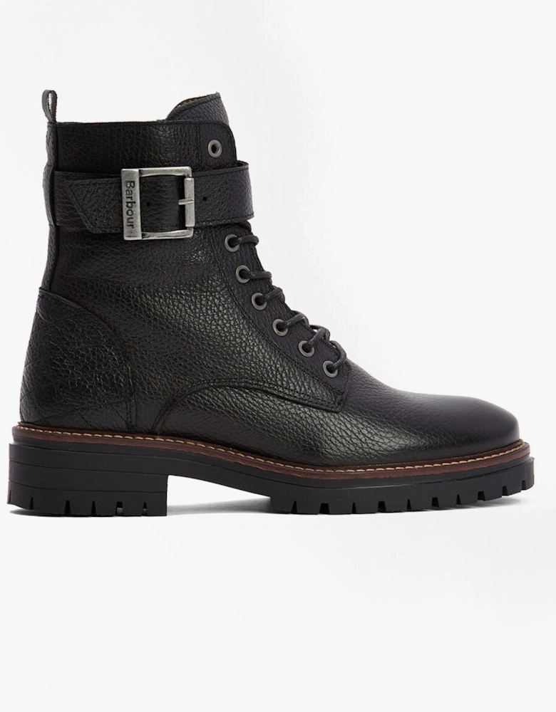 HEIDI Womens Lace Up Boots Black