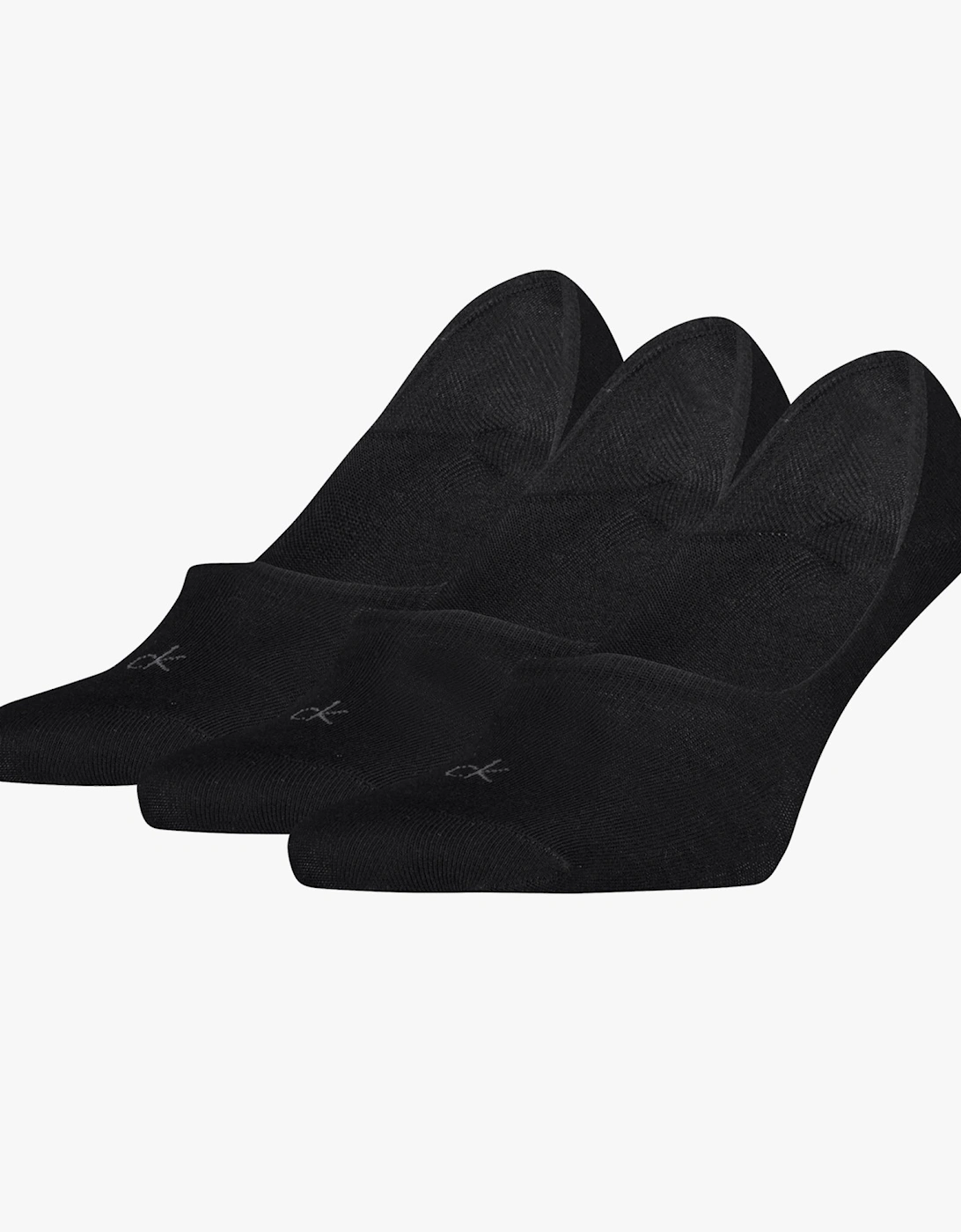3 Pack Footie Mens Socks Black, 3 of 2