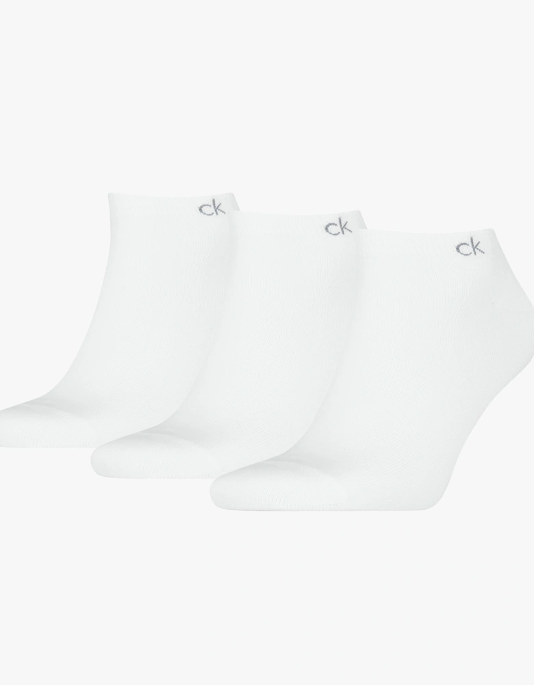 3 Pack Sneaker Mens Socks White