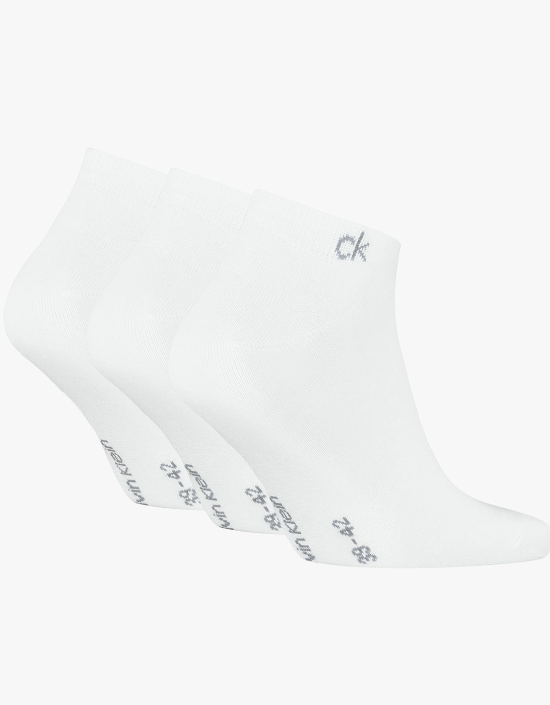 3 Pack Sneaker Mens Socks White