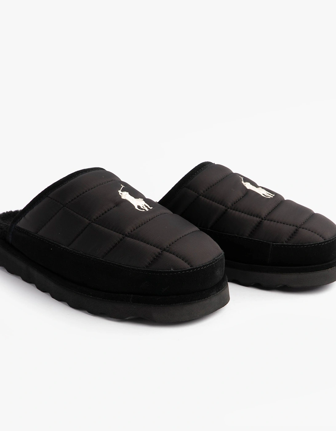 READ SCFF II Mens Mule Slippers Black/Cream