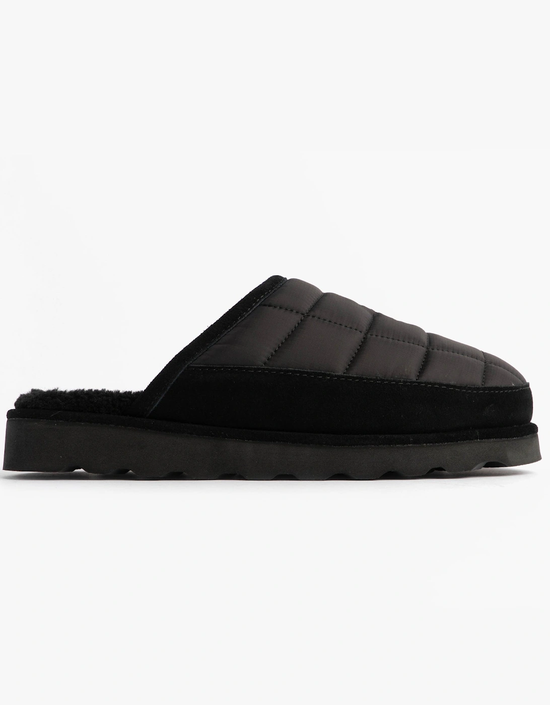 READ SCFF II Mens Mule Slippers Black/Cream, 7 of 6
