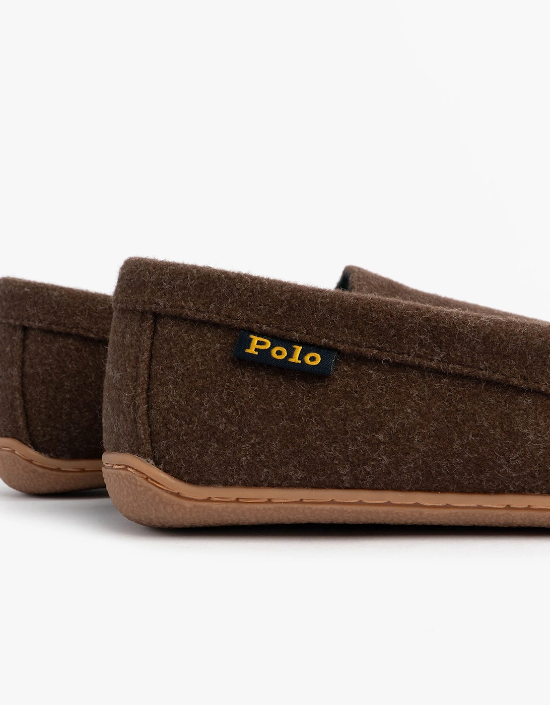 BRENAN WOOL Mens Dress Shoe Slippers Brown/Cream
