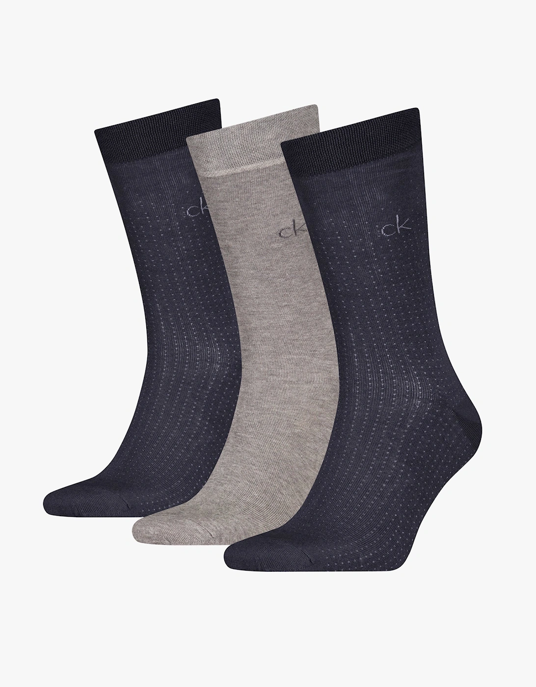 3 Pack Giftbox Dropknee Mens Socks Grey Combo, 4 of 3