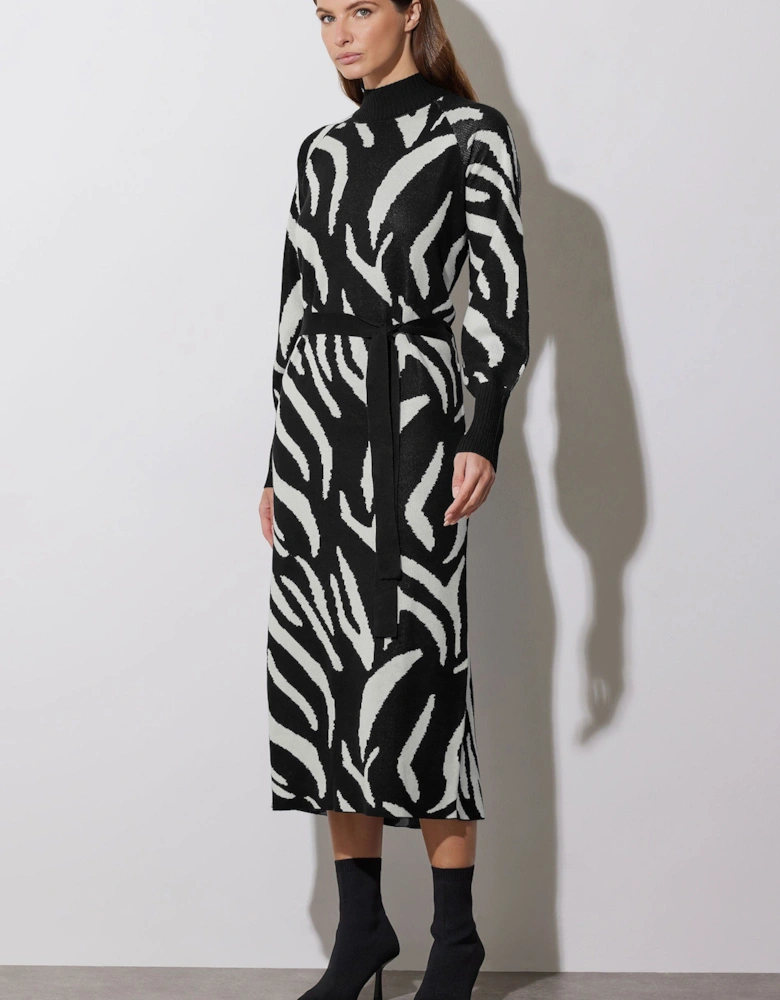 Zebra Jumper Dress