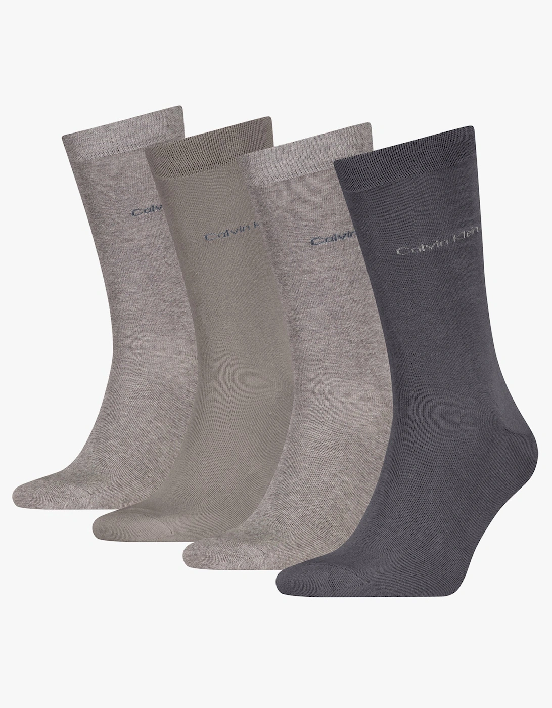 4 Pack Giftbox Classic Mens Socks Grey Combo, 4 of 3