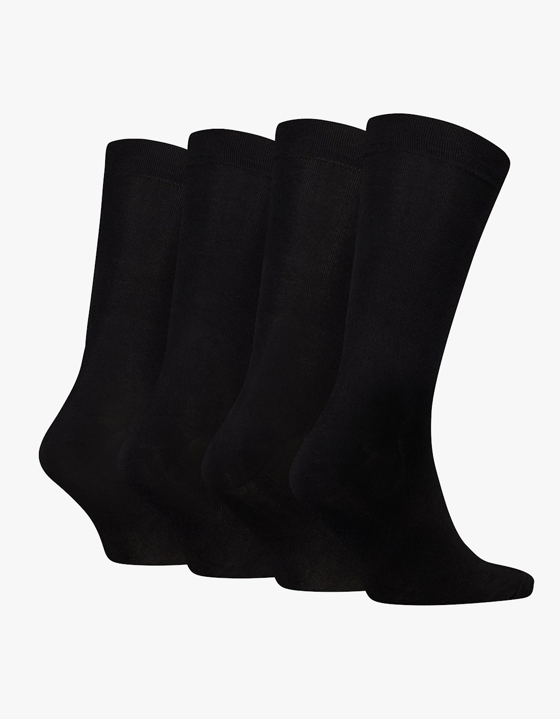 4 Pack Giftbox Classic Mens Socks Black