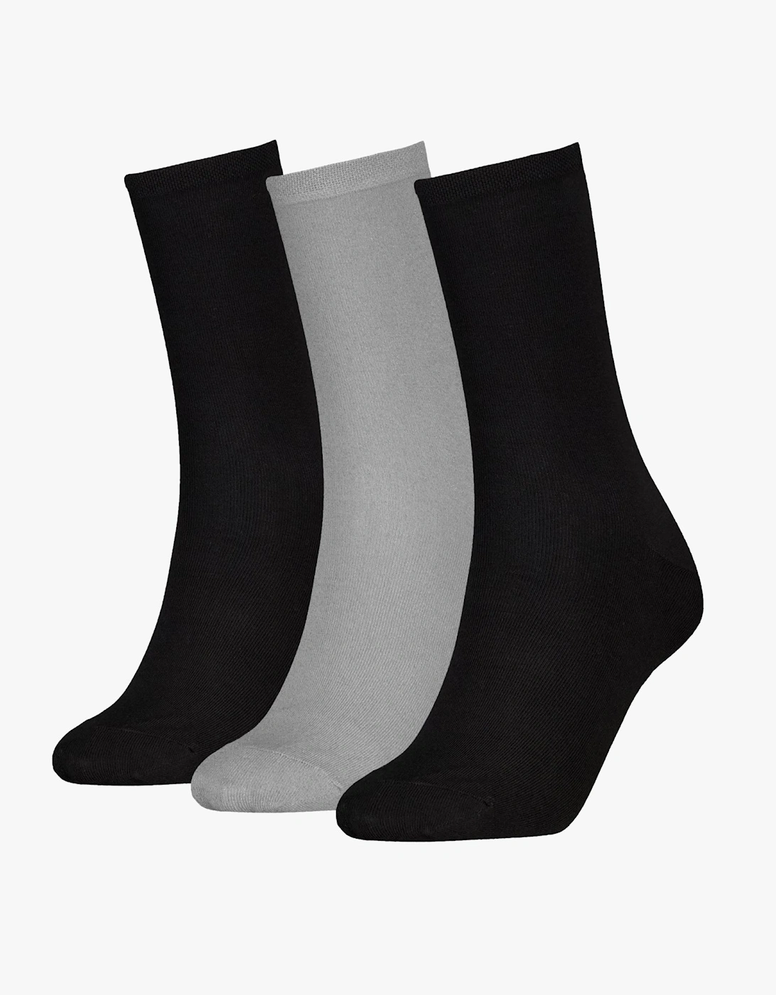 3 Pack Giftbox Lurex Womens Socks Black, 4 of 3