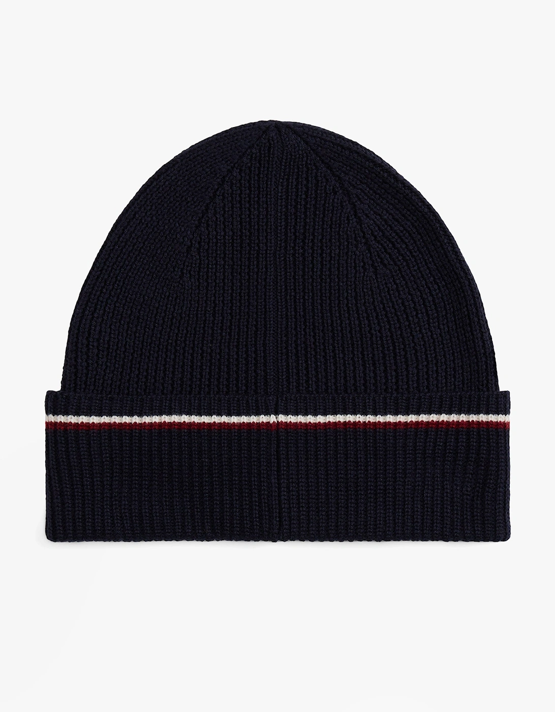 Signature Tape Mens Wool Beanie Blue