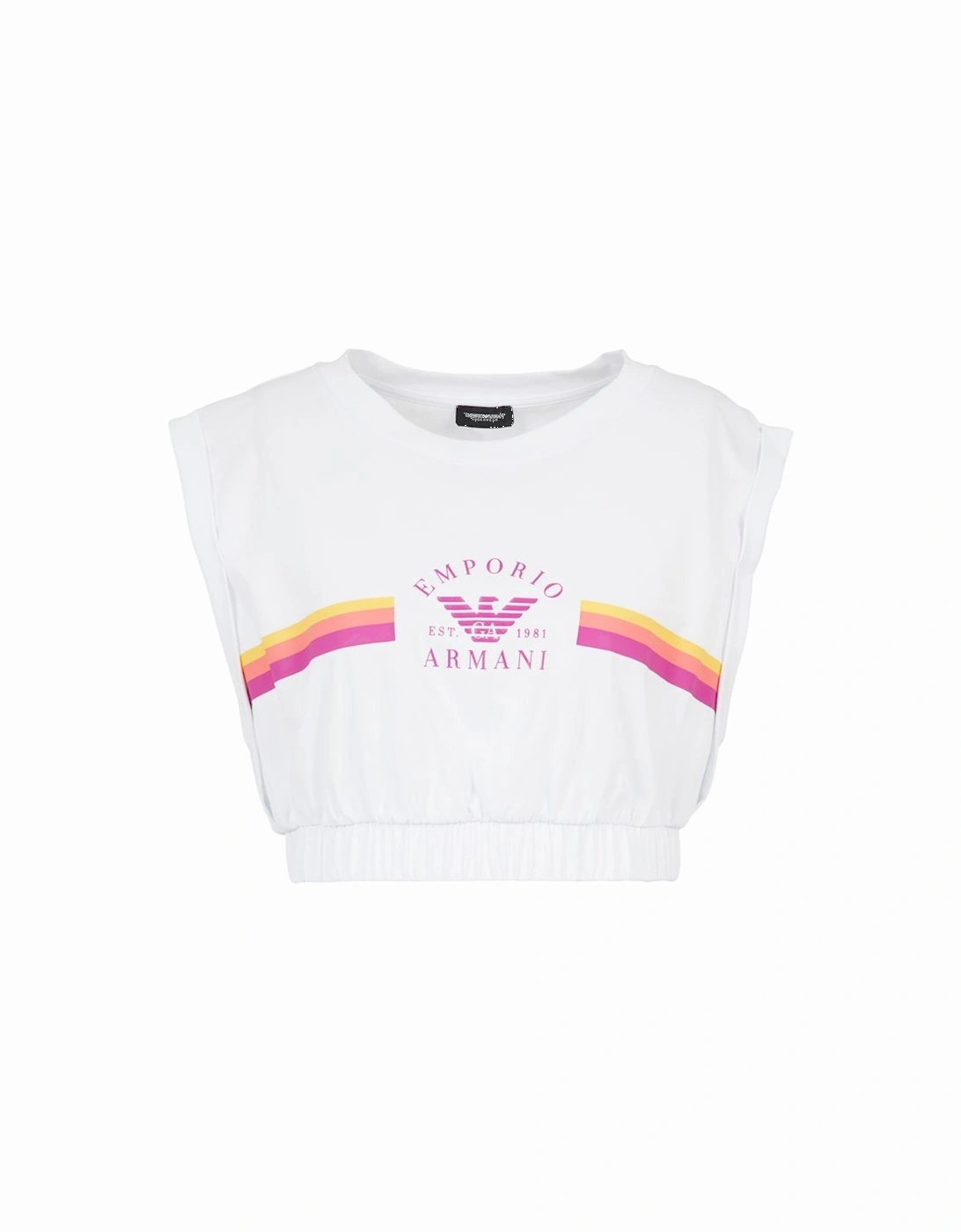 Ea Crop Top White Multi, 2 of 1