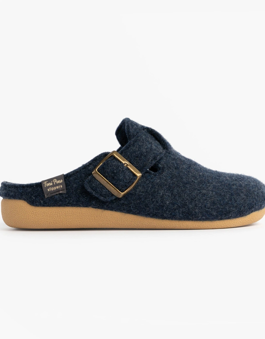 MIMA-FP Womens Mule Slippers Blue, 7 of 6