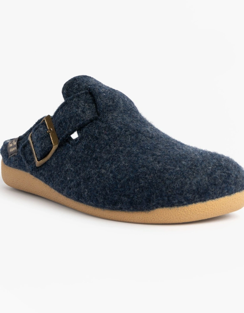 MIMA-FP Womens Mule Slippers Blue