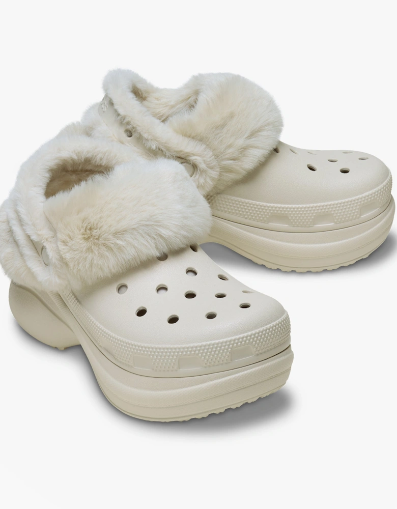 Womens BAE Lined Clog Stucco Cream