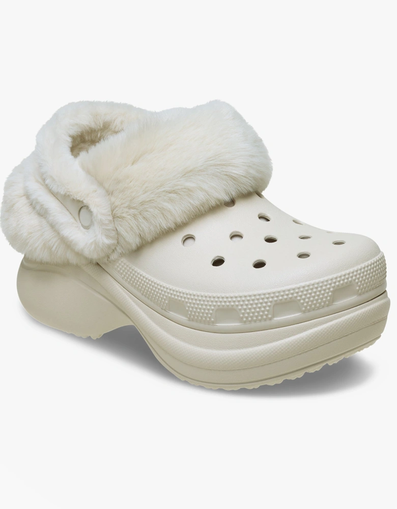 Womens BAE Lined Clog Stucco Cream