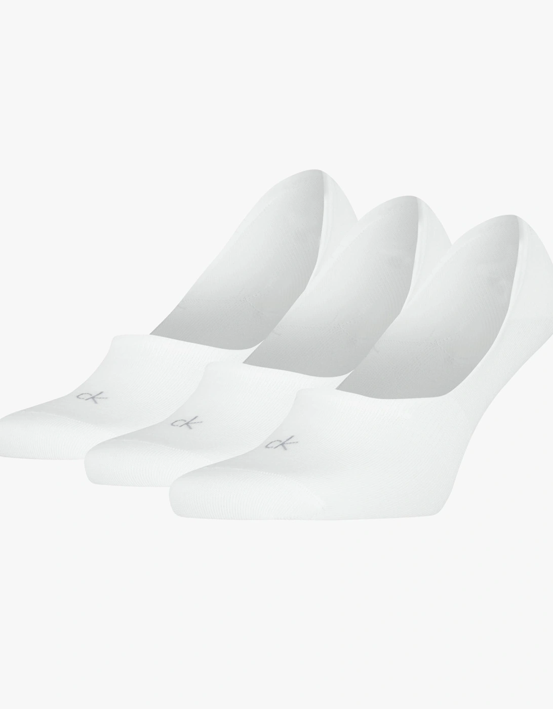 3 Pack Footie Mens Socks White, 3 of 2