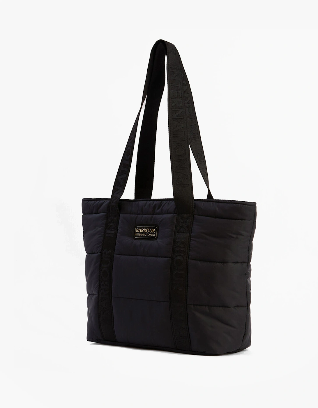 MONACO QUILT Tote Bag Womens Black
