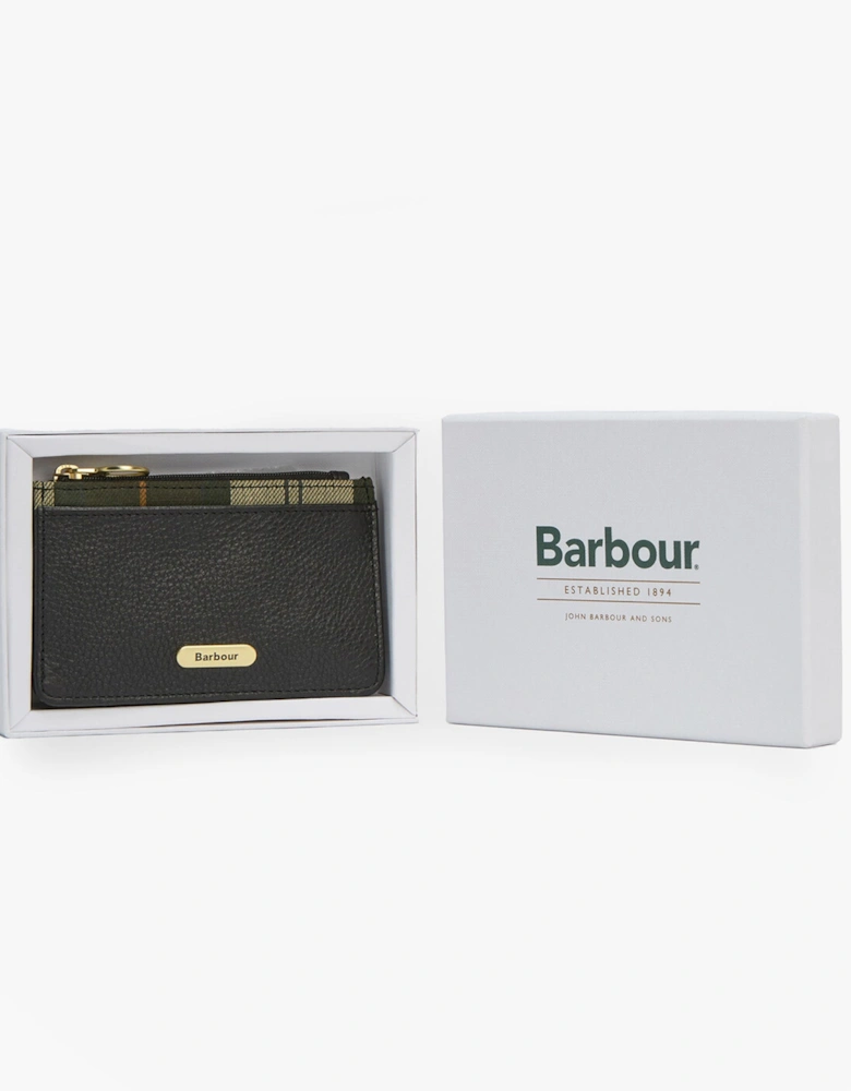 ALDER LEATHER Card Holder Womens Black