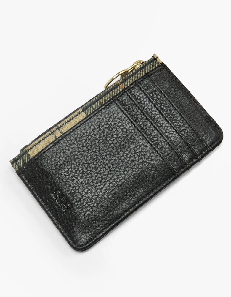 ALDER LEATHER Card Holder Womens Black